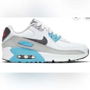 Nike Air Max 90 LTR 6 (red and iron blue) size shoe women’s 7.5